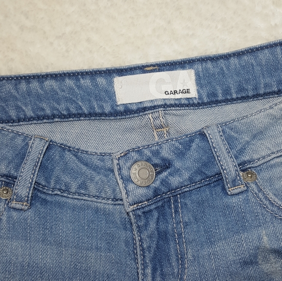 Garage Light Blue Wash Flirty Shorts - Picture 3 of 11